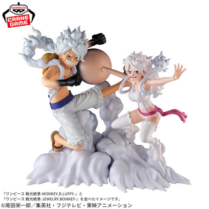 [In Stock] One Piece – Senkou Zekkei Monkey D. Luffy & Jewelry Bonney Figures by BANPRESTO