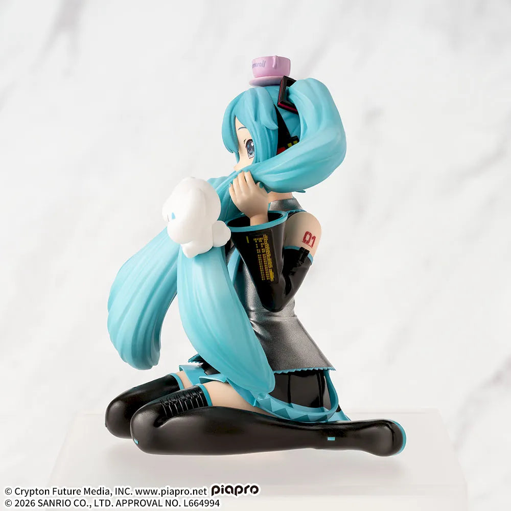 [Pre-Order] Hatsune Miku × Cinnamoroll – Chokonose Premium Figure (Mofutto Fluffy Ver.) by SEGA