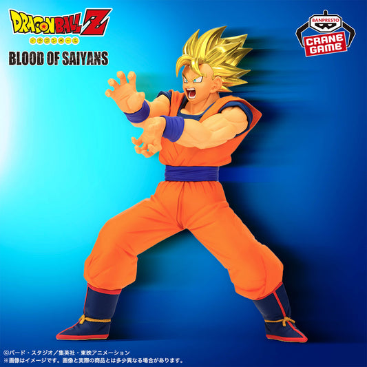 [In Stock] Dragon Ball Z – BLOOD OF SAIYANS Super Saiyan Son Goku Figure by BANPRESTO