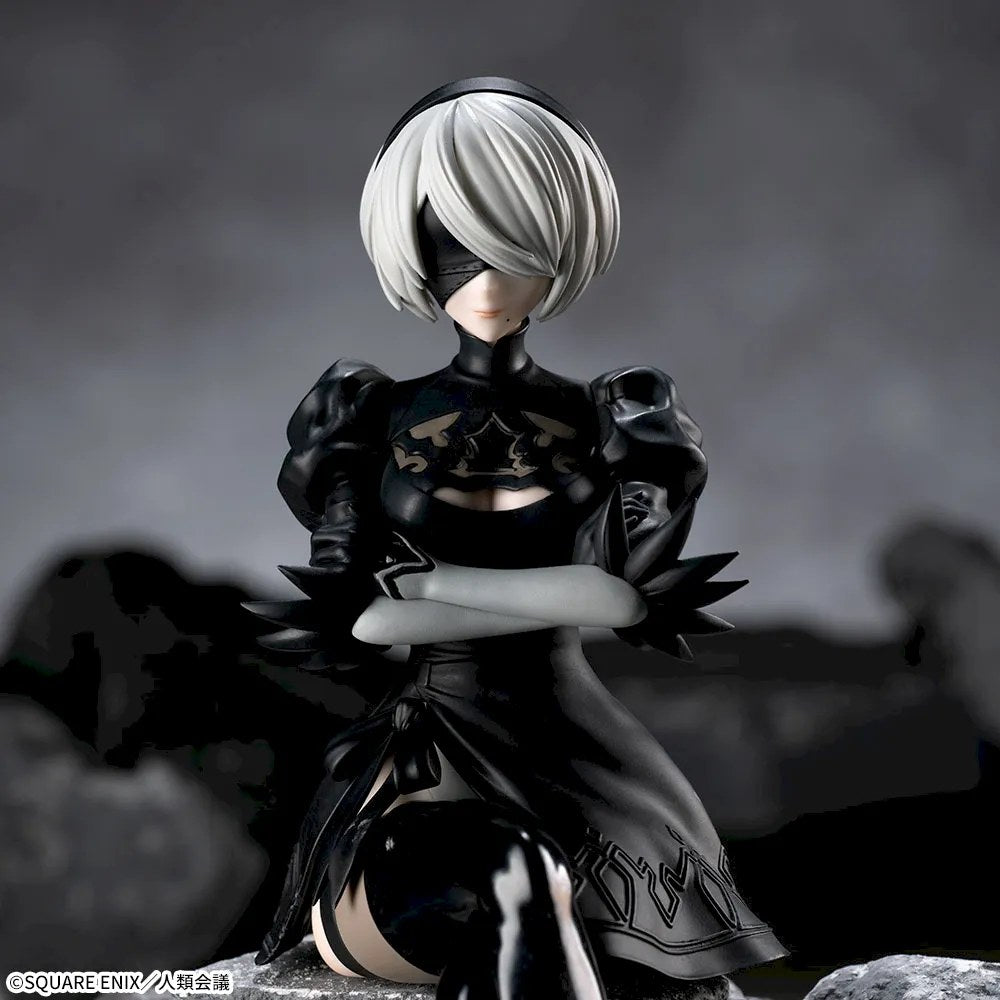 [In Stock] NieR:Automata Ver1.1a – 2B (YoRHa No. 2 Type B) Chokonose Premium Figure by SEGA