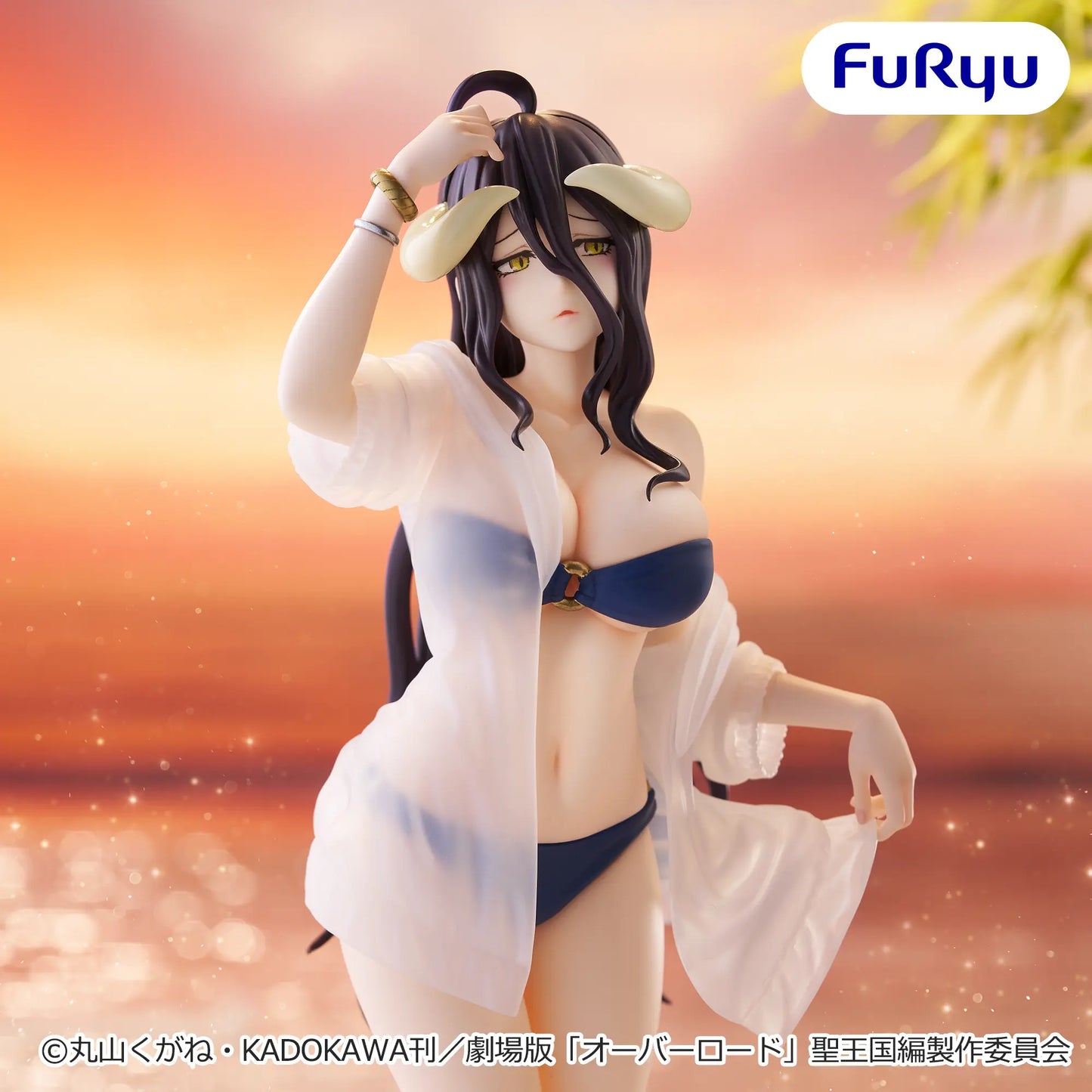 Overlord – Albedo MuChuu-to Figure (Aqua Ver.) by FuRyu