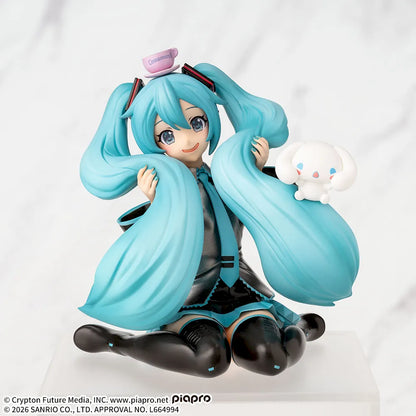 [Pre-Order] Hatsune Miku × Cinnamoroll – Chokonose Premium Figure (Mofutto Fluffy Ver.) by SEGA