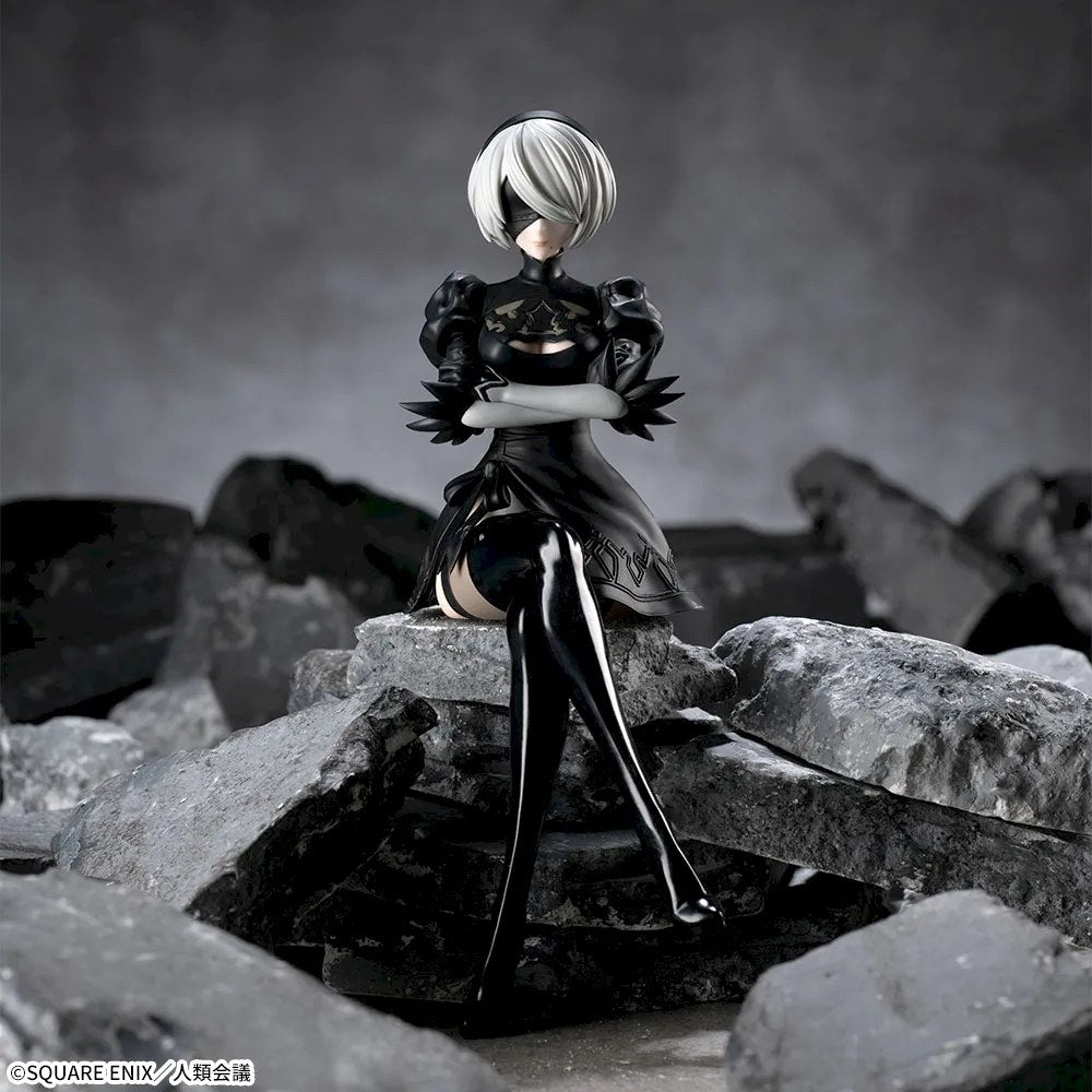 [In Stock] NieR:Automata Ver1.1a – 2B (YoRHa No. 2 Type B) Chokonose Premium Figure by SEGA