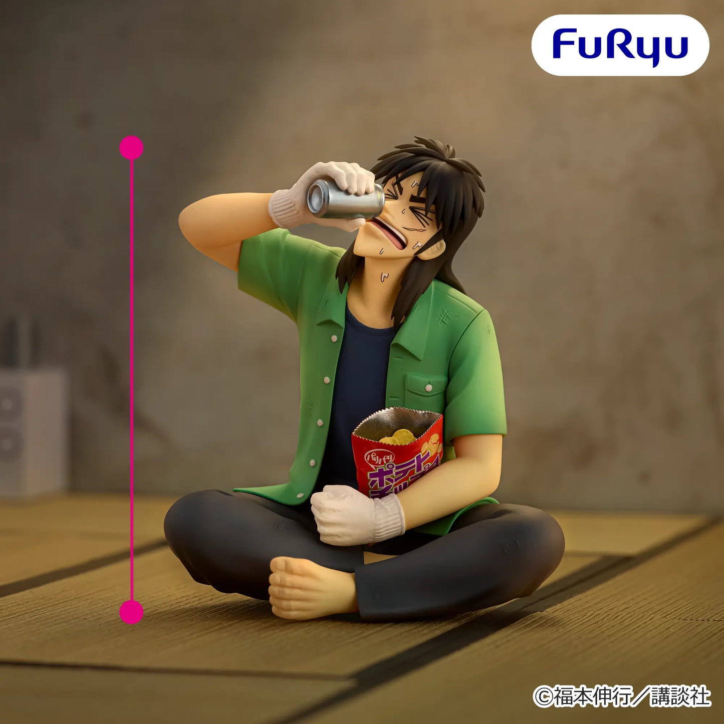 Kaiji FuRyu Noodle Stopper Figure - Kaiji Itō