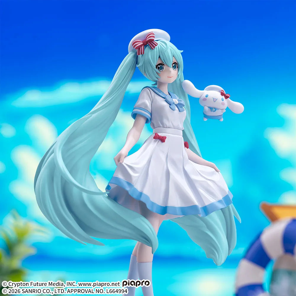 Hatsune Miku Series X Stellar – Hatsune Miku x Cinnamoroll Summer Ver. Figure by SEGA