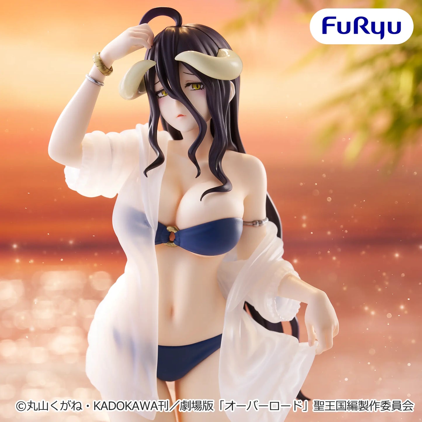 Overlord – Albedo MuChuu-to Figure (Aqua Ver.) by FuRyu