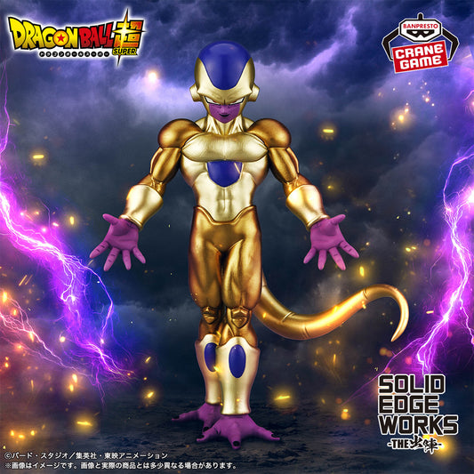 [In Stock] Dragon Ball Super – Golden Frieza SOLID EDGE WORKS THE SHUTSUJIN Figure by BANPRESTO