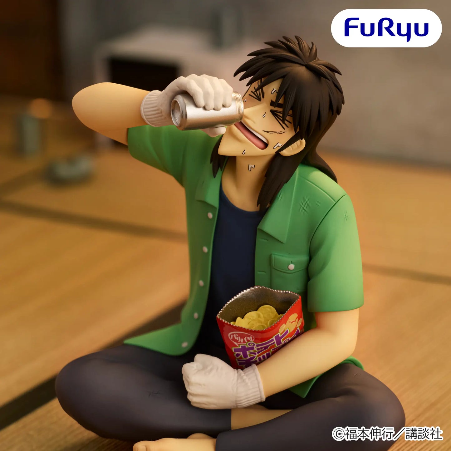 Kaiji FuRyu Noodle Stopper Figure - Kaiji Itō