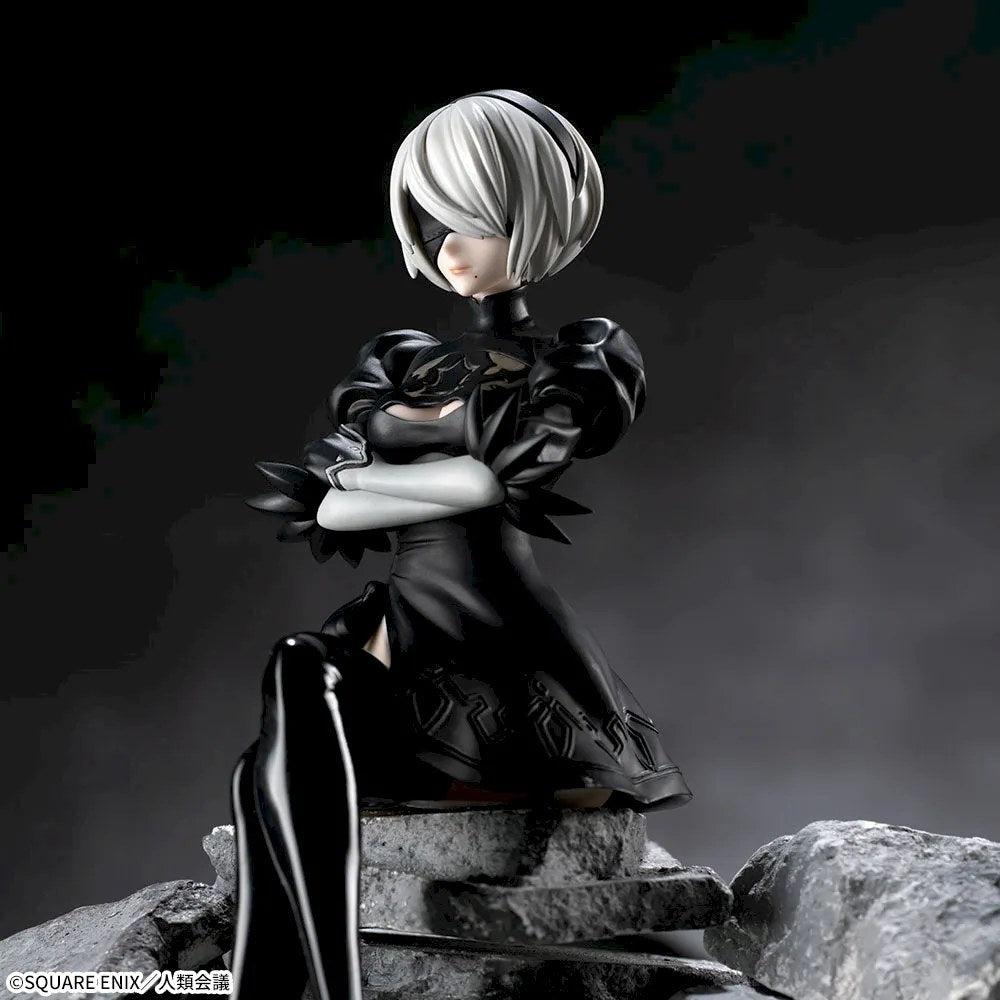 [In Stock] NieR:Automata Ver1.1a – 2B (YoRHa No. 2 Type B) Chokonose Premium Figure by SEGA